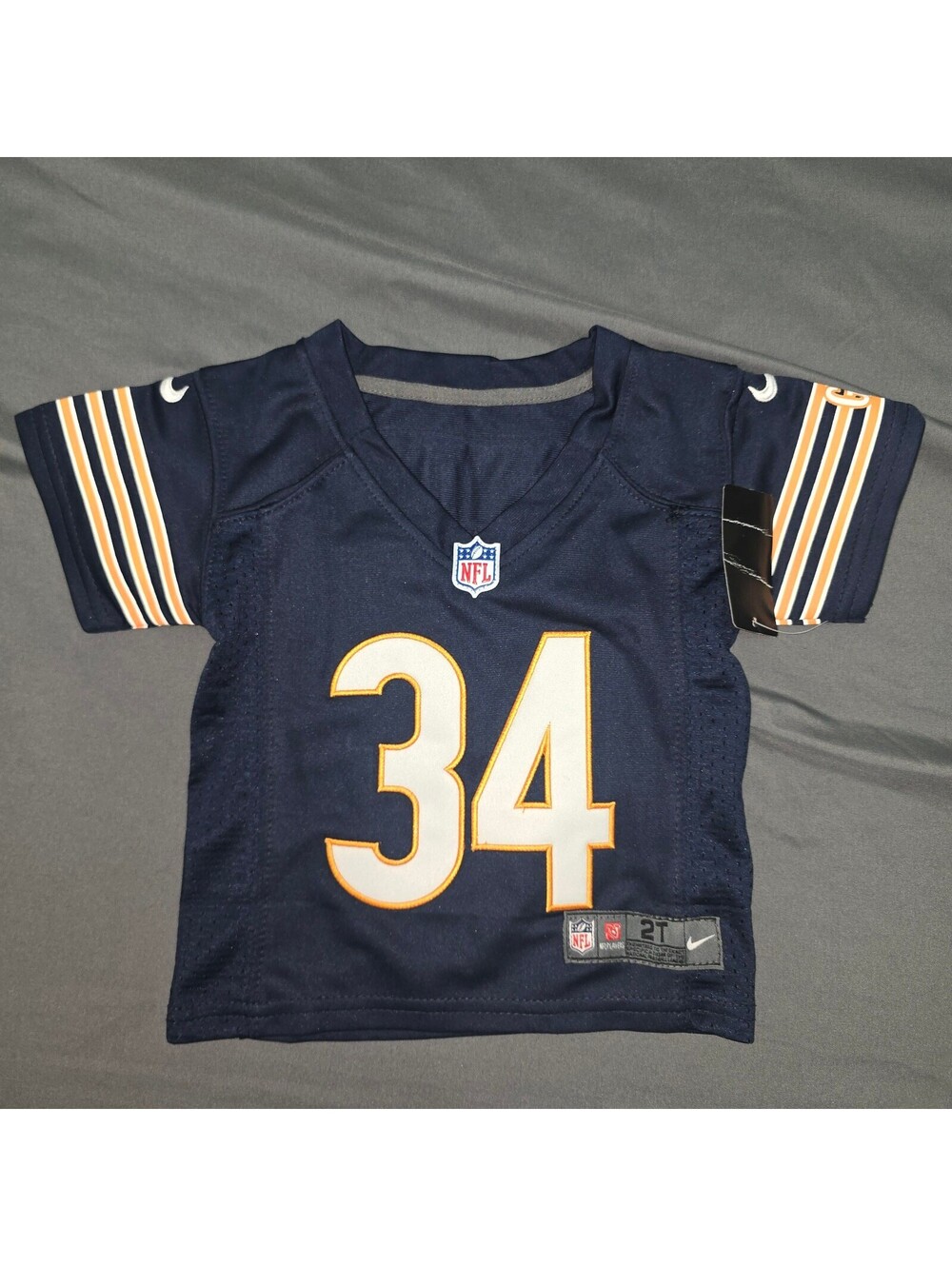 Nike NFL Toddler Payton Chicago Bears #34 Football Jersey Navy Blue 2T